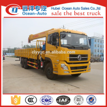 Dongfeng kinland 6x4 pesados ​​grúa de camión hidráulico de 10 toneladas para la venta